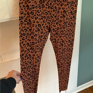 Target Brown and Black Animal Print Leggings